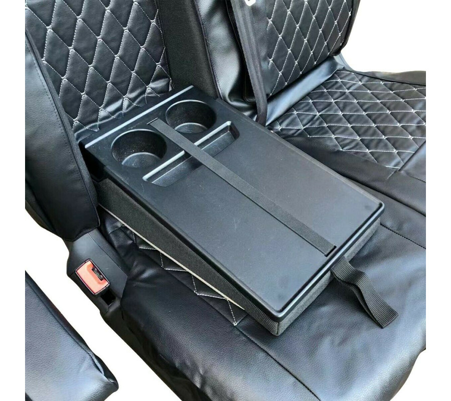 Ford Transit Custom 2013ON Tailored Diamond Quilted Leather Seat Covers